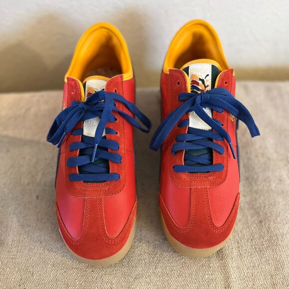 Puma Other - Puma Roma '68 New Heritage Red-Blue-Orange Sneaker's Sz 9.5